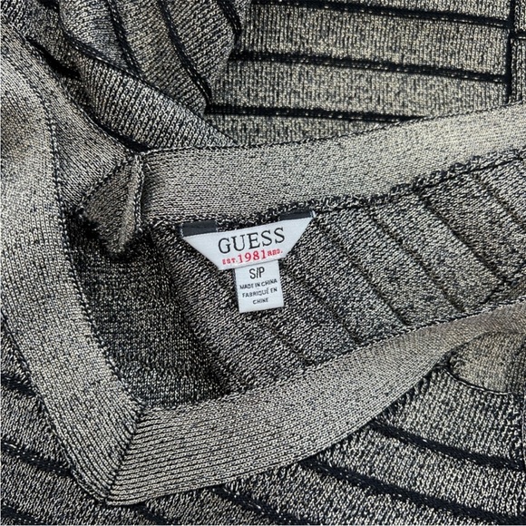 GUESS Arianna Lure Bandage Dress Gold Size Small - Picture 6 of 8